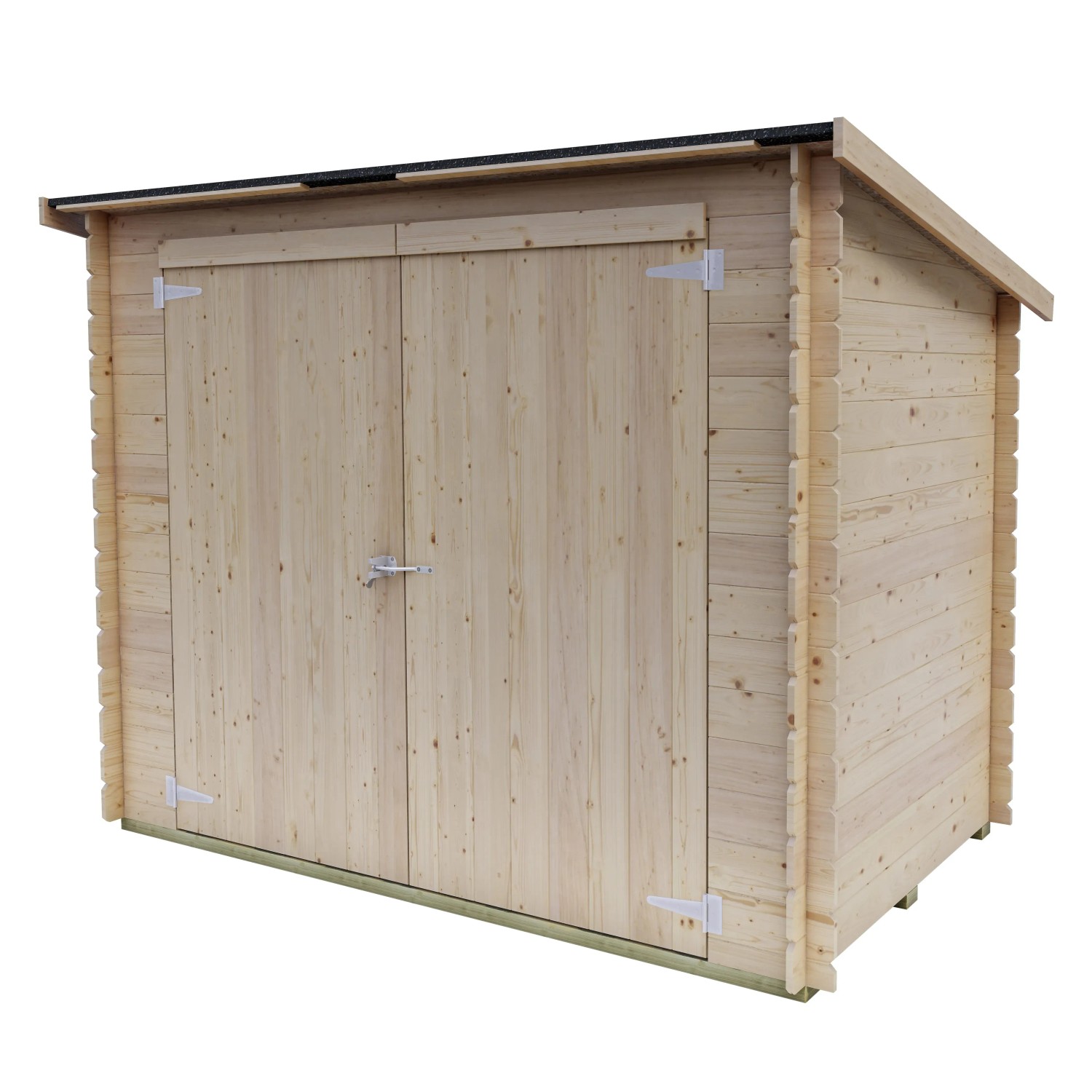 Angeschlossenes Holzhaus Bh16 Cover 218x130 cm