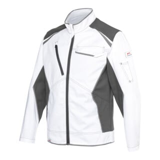 Kübler Jacke ICONIQ cotton weiß/anthrazit Form 1140 Größe XS