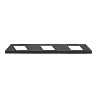 MORAVIA Radstopp Park-AID 1.200 mm schwarz mit weißen Reflexstreifen inklusive Befestigungsmaterial