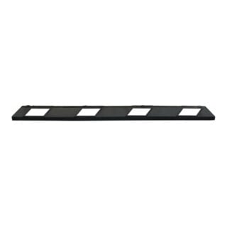MORAVIA Radstopp Park-AID 1.800 mm schwarz mit weißen Reflexstreifen inklusive Befestigungsmaterial