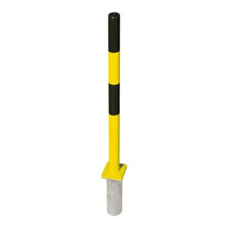 MORAVIA Sperrpfosten PARAT B 60 x 1330 mm feuerverzinkt gelb-schwarz