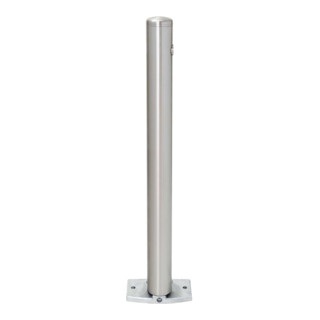 MORAVIA Edelstahlpoller MILANO Ø 76mm H 925mm zum Umlegen mit Dreikantverschluss