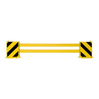 BLACK BULL Regalschutz-Planke Set C 2.300 2 Schutzwinkel 2 gelbe Planken B 2.300-2.700mm