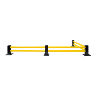 MORAVIA Querbalken Bodenbarriere ECO 2,0m Stahl beschichtet Nut links rechts