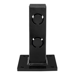 BLACK BULL Bodenbarriere ECO Standpfosten Mitte 250 x 160 x 140 mm schwarz