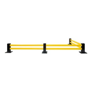 MORAVIA Querbalken Bodenbarriere ECO 1,0m Stahl beschichtet Nut links rechts