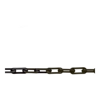 MORAVIA Nylon-Gütekette MNK-Güte 6 mm schwarz geprüft 50 m Bundlänge