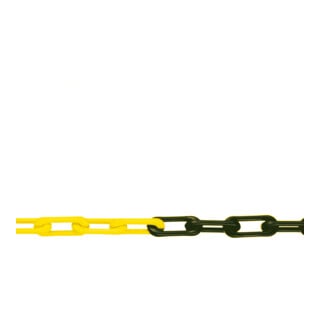 MORAVIA Nylon-Gütekette MNK-Güte 6 mm schwarz-gelb 25 m Bundlänge