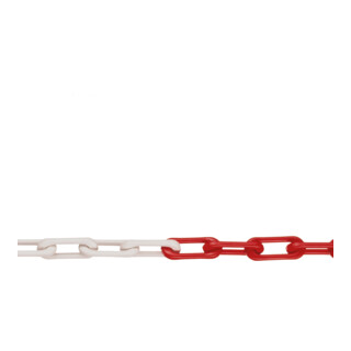 MORAVIA Nylon-Gütekette MNK-Güte 6 mm rot-weiß geprüft