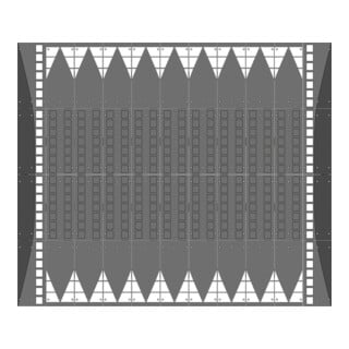 MORAVIA Plateau-Kissen SET D schwarz 4950 x 4000 x 80 mm 44 Elemente inklusive Befestigungsmaterial