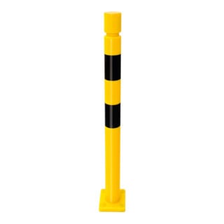 MORAVIA Rammschutz-Poller FLEX 80mm Ø 1.000mm gelb-schwarz zum Aufdübeln