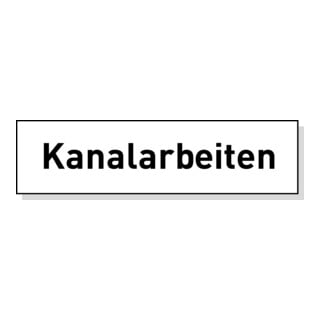 MORAVIA Zusatztext 900mm reflektierend Kanalarbeiten