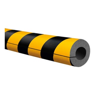 MORAVIA Vollrohrschutz Kreis 35/75 PU gelb/schwarz 1000mm