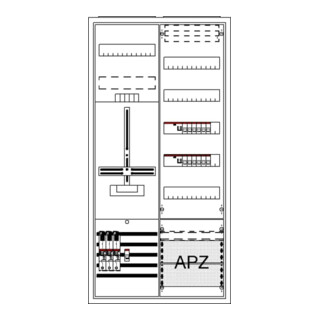 STRIEBEL & JOHN Komplettschrank AP3Pkt.A271Z1V5A2 DA27BB6V
