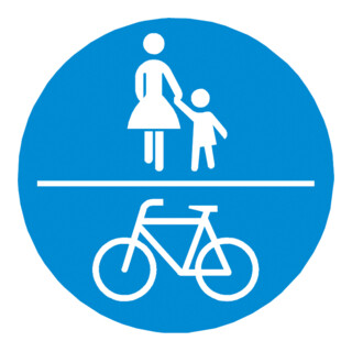 PROline-thermo Markierungsfolie Z 240 Verkehrsschild Gemeinsamer Fuß- und Radweg 1000mm Ø
