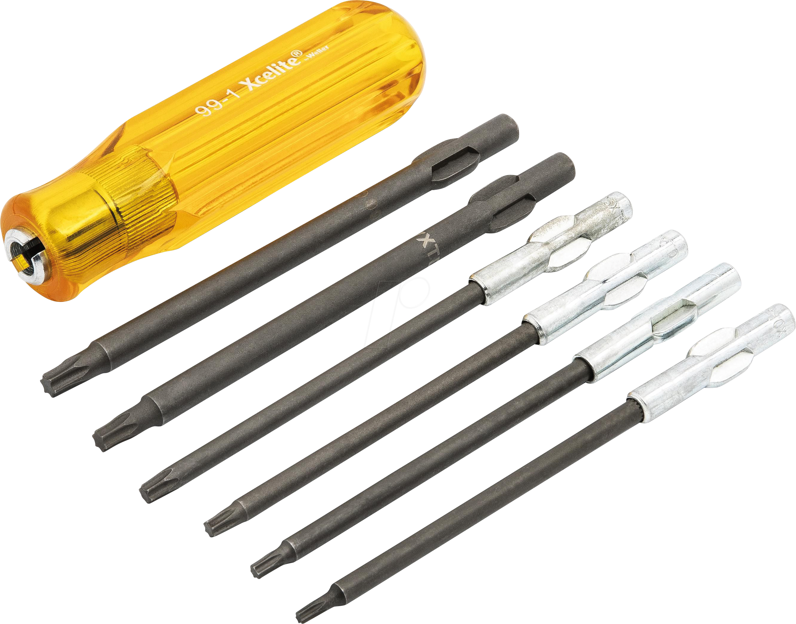 WEX 99XTD7N - 7-teiliges Torx®-Schraubendreher-Klingenset