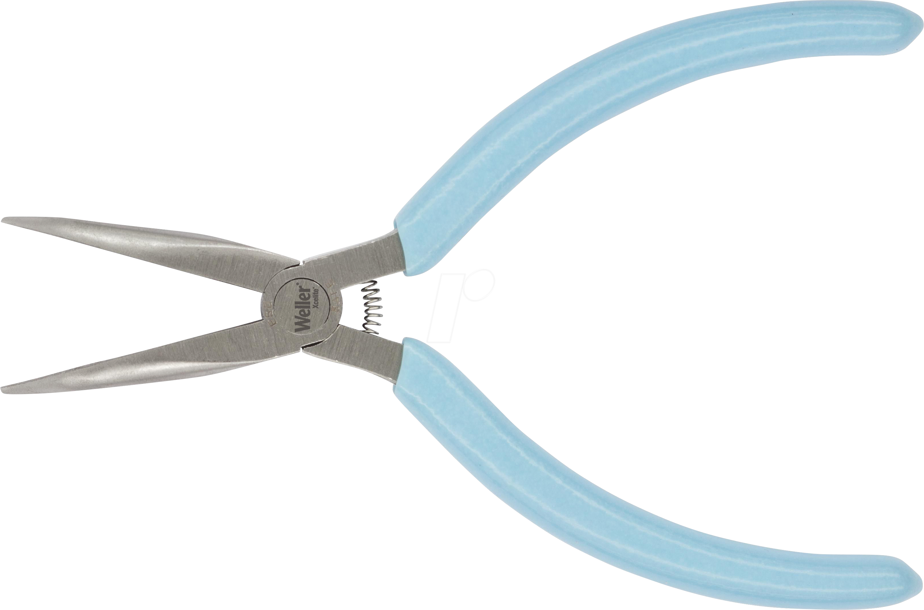 WEX CN55GN - Langbeckzange CN55GN, gebogen, glatte Backen