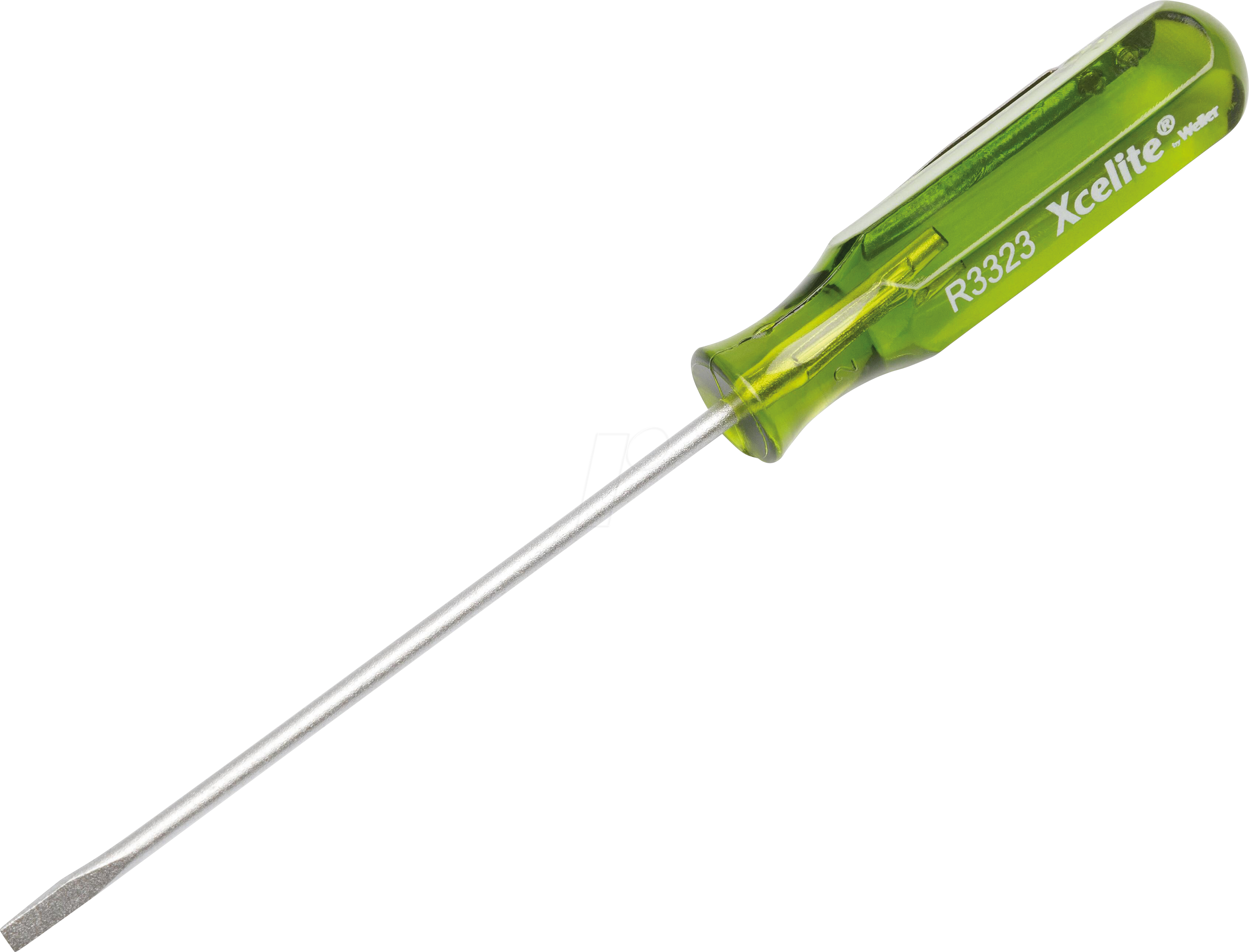 WEX R3323N - 3/32" x 3" Schlitzschraubendreher mit Taschenclip und runder Kli