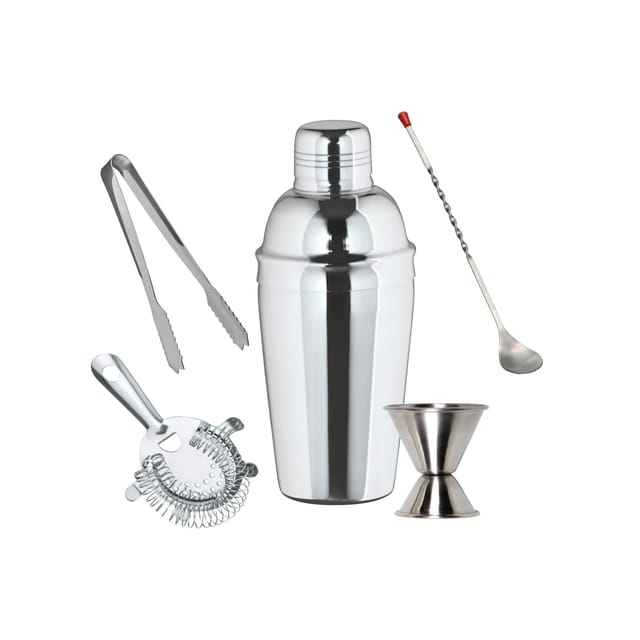 Cocktail Shaker Set groß- 3-teiliger EDELSTAHLSHAKER