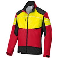FOREST Ultrashell Jacke 1750 5227, rot/warngelb, Größe XS Bild 2