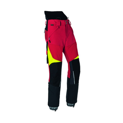 FOREST Schnittschutzhose Pro PSA 3 2751 8338, rot/warngelb, Größe L-82