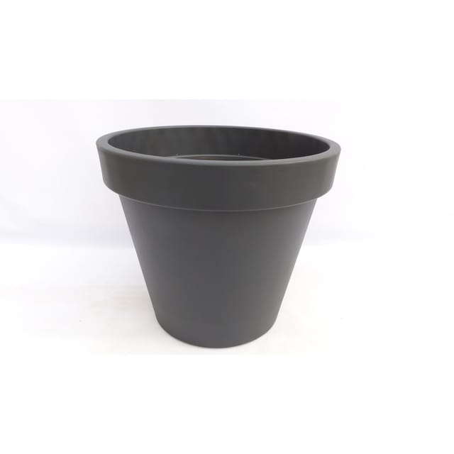 Pflanzkübel E&K, anthrazit, rund Ø 60 cm, Pflanztopf Blumentopf Kübel XXL groß outdoor indoor