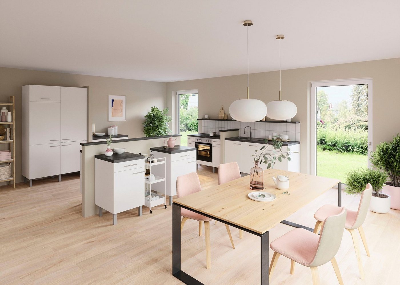 OPTIFIT Küche Lilly, Breite 210, wahlweise mit E-Geräten Bild 2