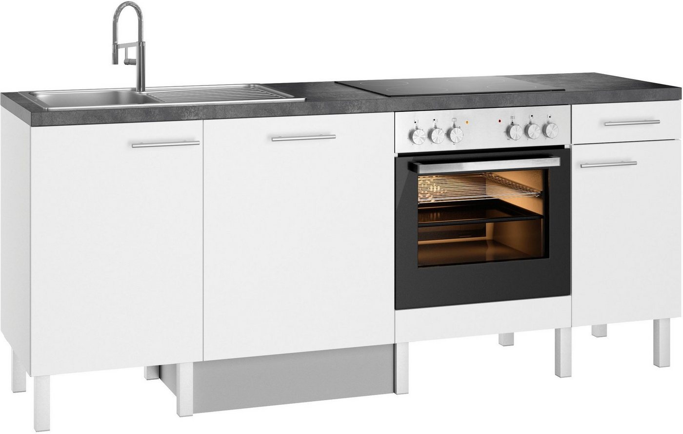 OPTIFIT Küche Lilly, Breite 210, wahlweise mit E-Geräten Bild 3