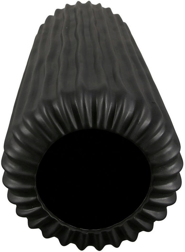Casablanca by Gilde Bodenvase Vase Fjord schwarz H. 58 cm (1 St) Bild 2