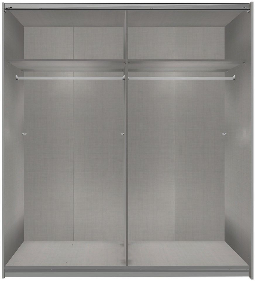 Wimex Schwebetürenschrank Neu-Ulm in der Breite 180cm, in verschiedenen Farben erhältlich Mit schwarzen Griffleisten Bild 4