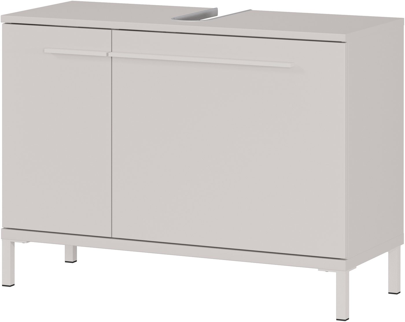 GERMANIA Badmöbel-Set Laurino, (2-St), mehrteiliges Set mit Waschbeckenunterschrank und Hochschrank Bild 5
