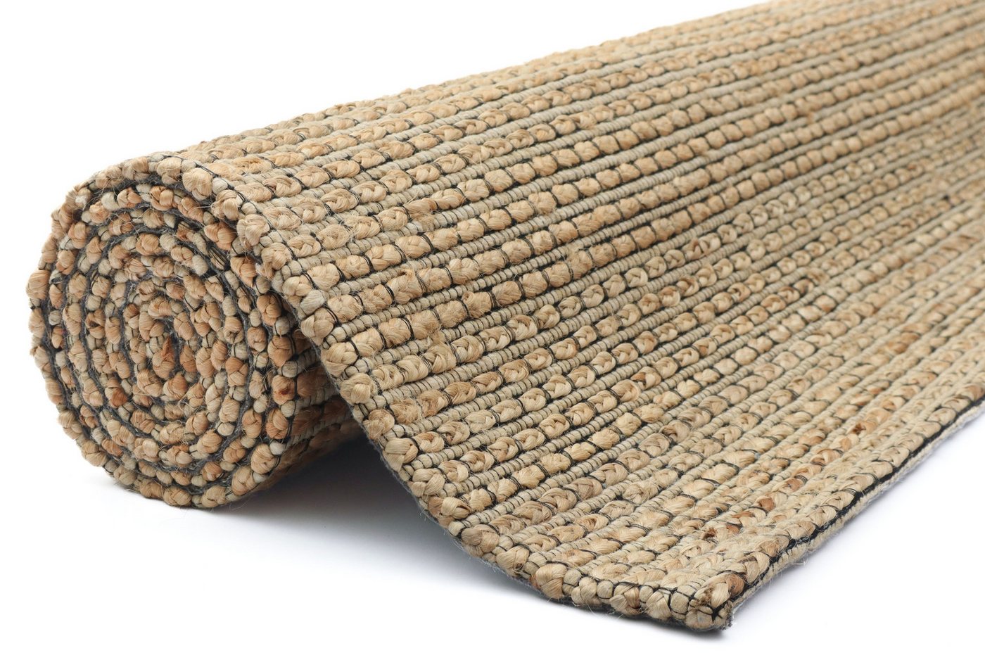 OTTO home Teppich Jerron, Jute-Mix, Flechtoptik, rechteckig, Höhe: 15 mm, Scandi-Stil, Strukturgewebe, Wohnzimmer, Schlafzimmer, Esszimmer Bild 4