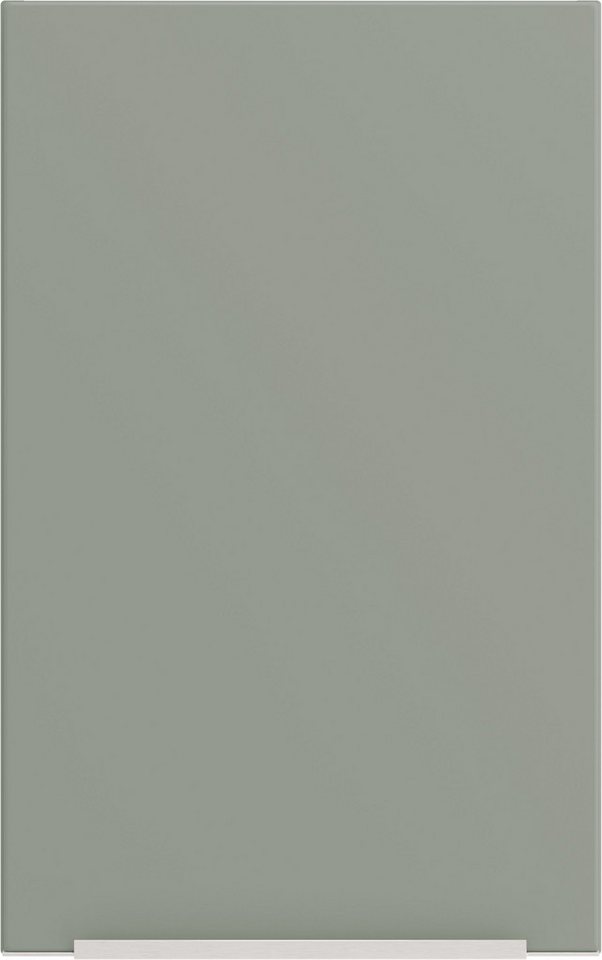 welltime Hängeschrank TRIENT, Hängeschrank 40 cm, gedämpfte Scharniere (Maße (B/H/T): ca. 40/64/20 cm) Schilfgrün, gedämpfte Tür, verstellbare Einlegeböden Bild 4