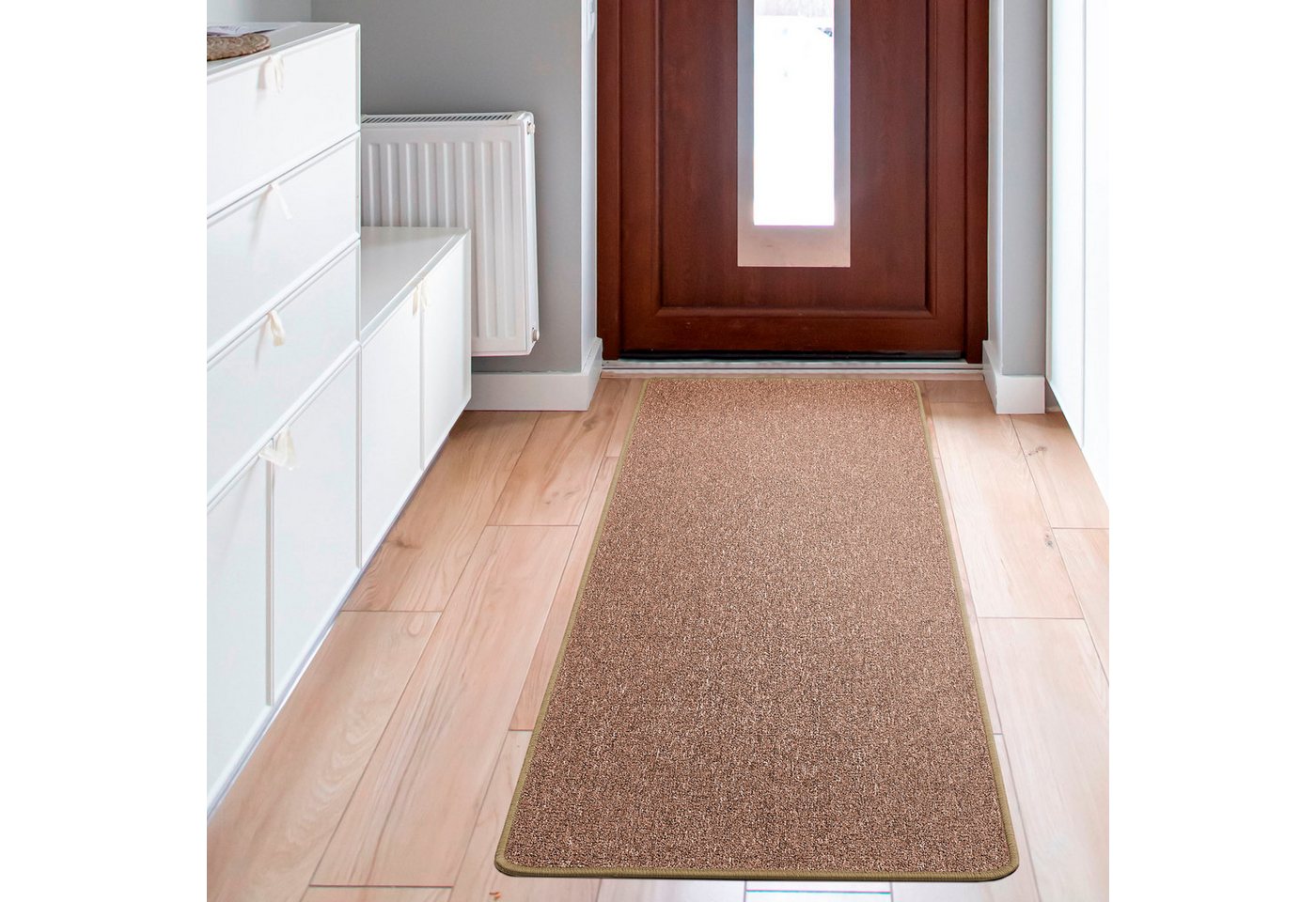 Andiamo Teppich Hamburg, Made in Germany, rechteckig, Höhe: 5 mm, melierte Optik, auch als Läufer, Wohnzimmer & Schlafzimmer Bild 3