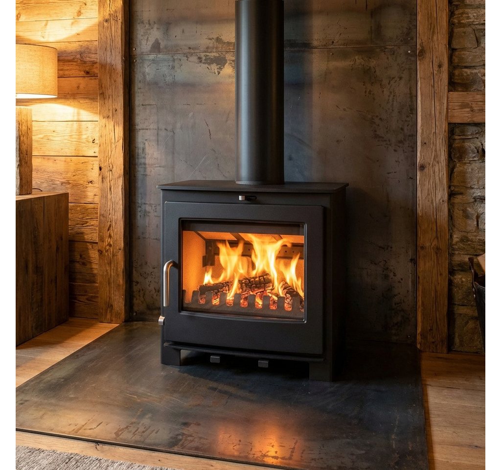 ECOfoxx Kaminofen K05 - kleiner Ofen - Holz&Kohle - ext. Zuluft, 6,20 kW