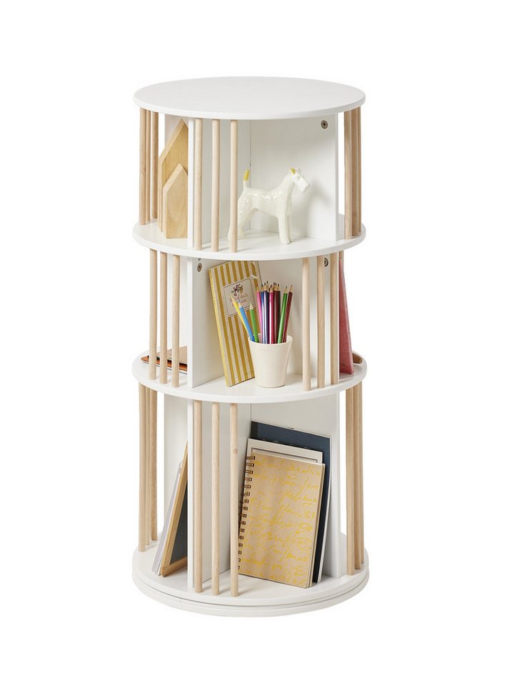 vertbaudet Bücherregal Drehbares Kinderzimmer Bücherregal mit 3 Fächern Bild 2