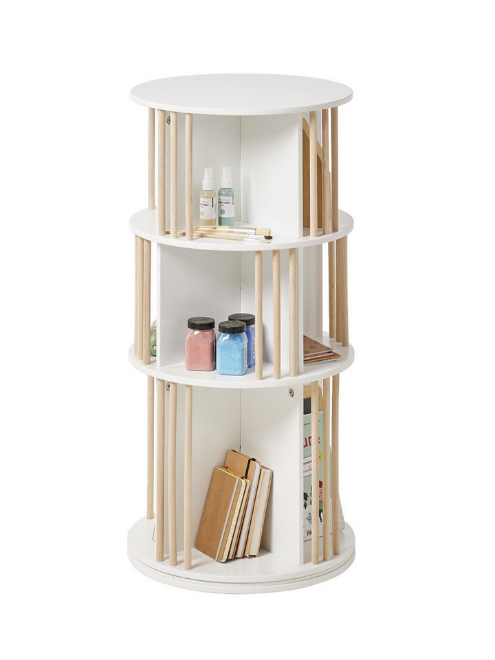 vertbaudet Bücherregal Drehbares Kinderzimmer Bücherregal mit 3 Fächern Bild 3