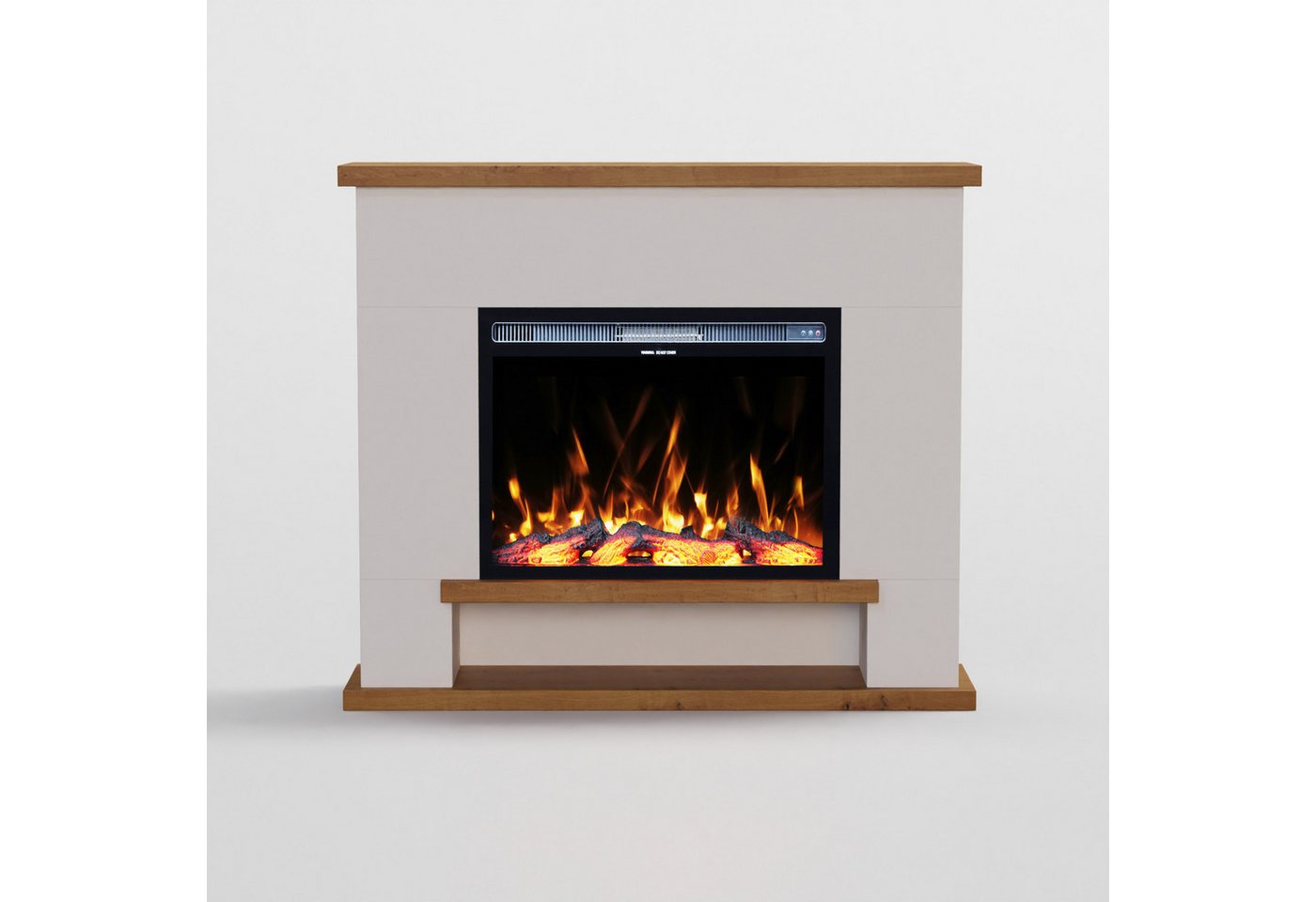 GARLIVO Elektrokamin Garlivo CATANIA Elektrokamin, täuschend echte Flamme mit Heizung und Knistereffekt Bild 4