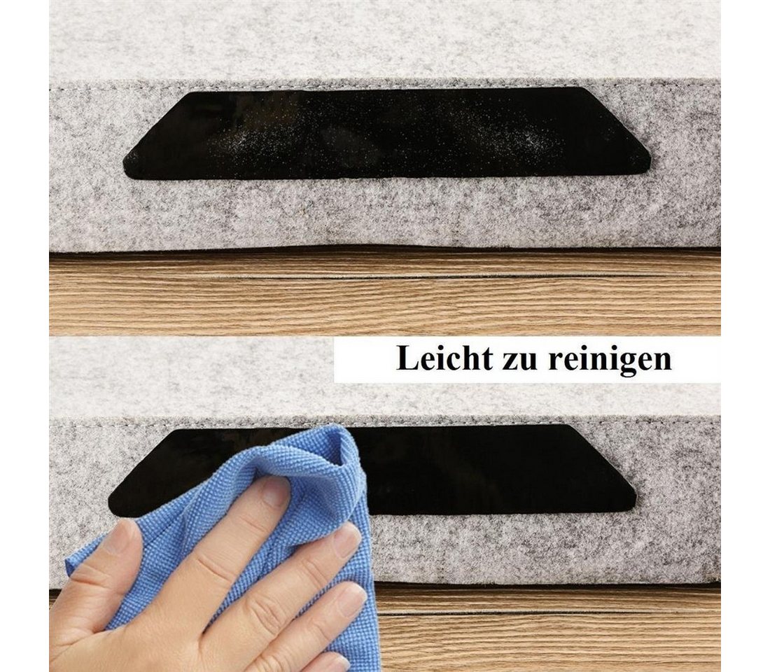 BAYLI Antirutsch Teppichunterlage 16-teiliges Set Teppich Greifer anti-rutsch mit Klebestreifen, wieder Bild 4