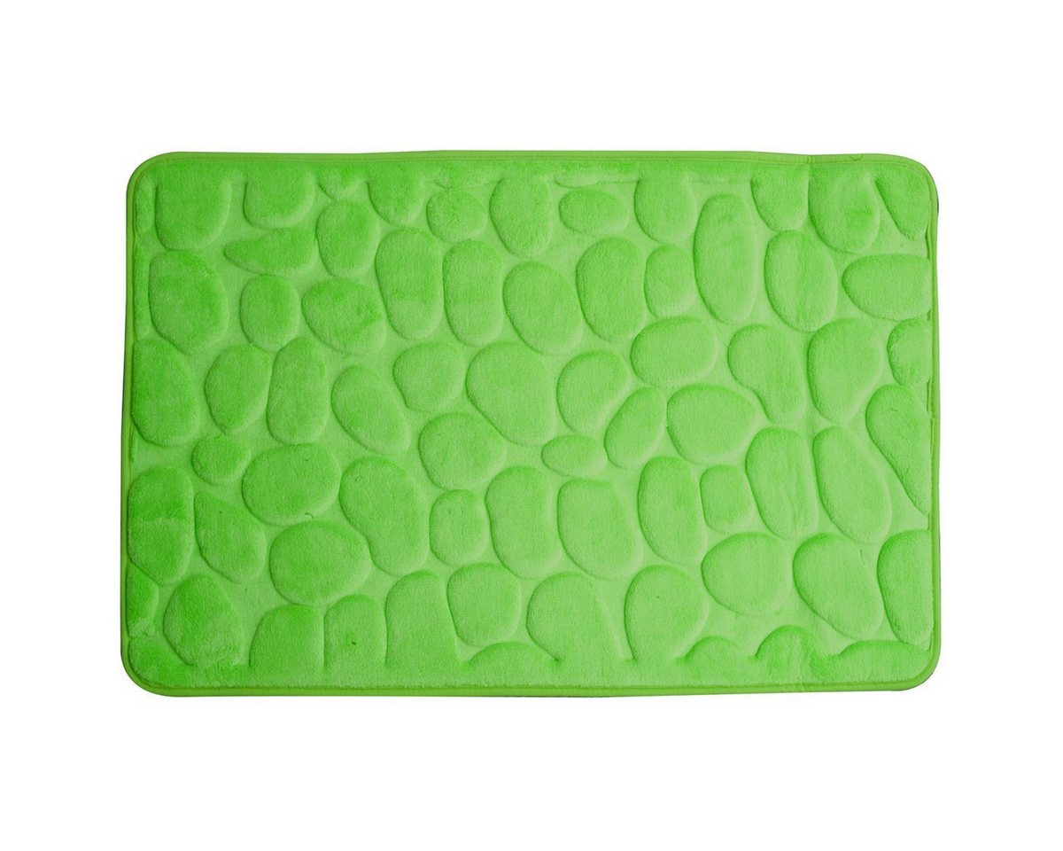 Euroshowers GmbH Badematte Memory Foam Rimini Limettengrün 60 × 95 cm, 100% polyester, memory foam (stoppning), latex SBR, rechteckig Bild 2