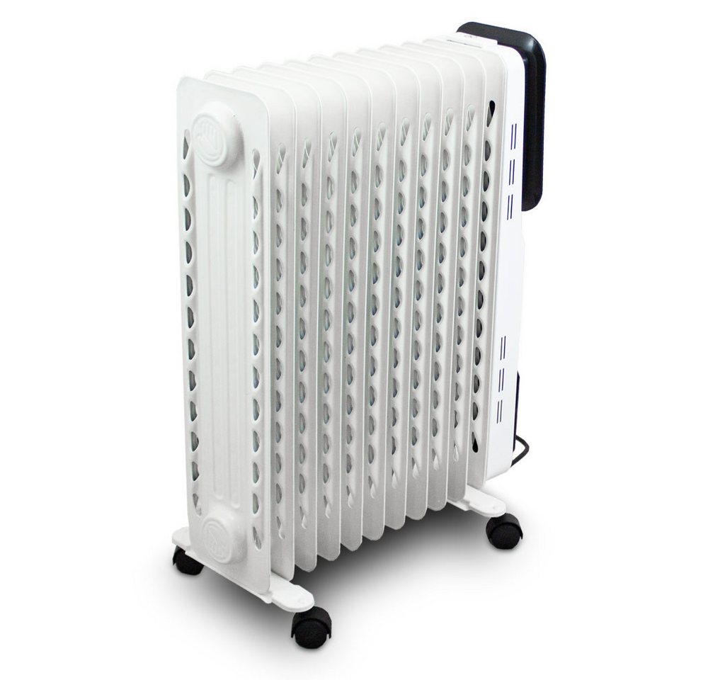 MS-Point Ölradiator RAVEN EGO003 2500W 11 Rippen Weiß, 2500 W Bild 2