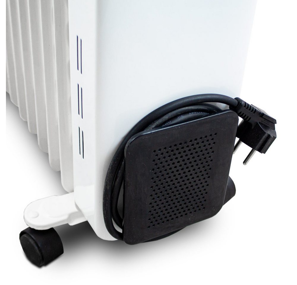 MS-Point Ölradiator RAVEN EGO003 2500W 11 Rippen Weiß, 2500 W Bild 3
