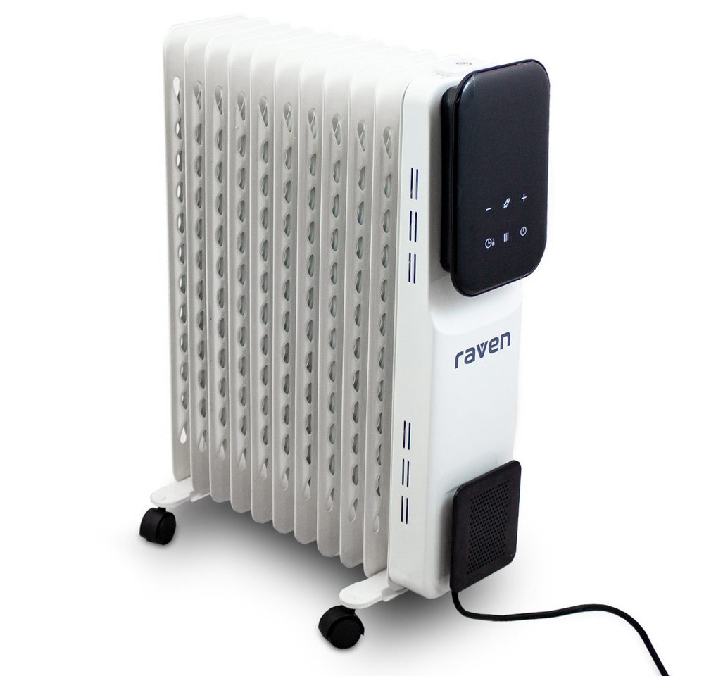 MS-Point Ölradiator RAVEN EGO003 2500W 11 Rippen Weiß, 2500 W Bild 4