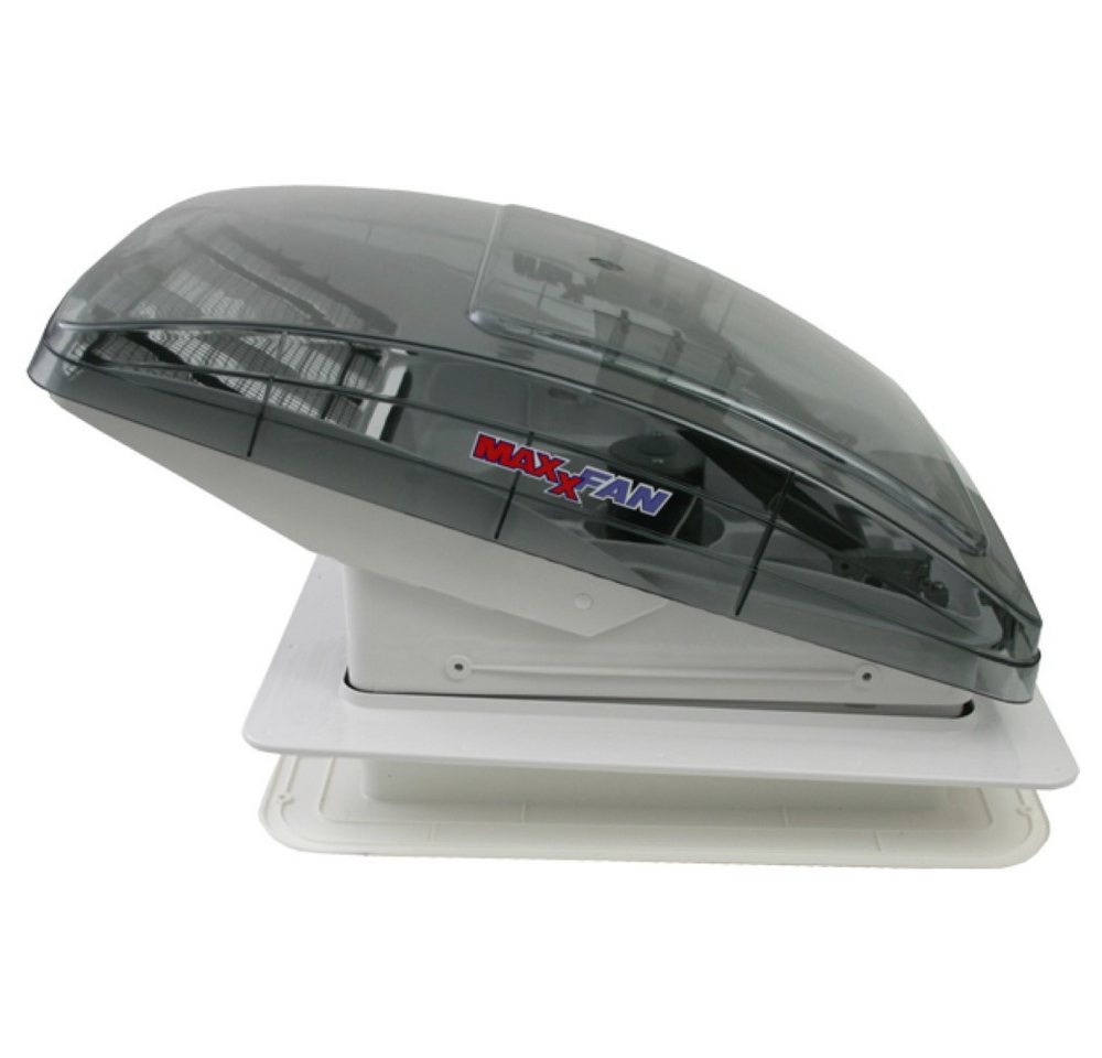 Maxxair Dachfenster MAXXFAN Deluxe getönte Klarglas Dachluke Dachfenster mit Ventilator