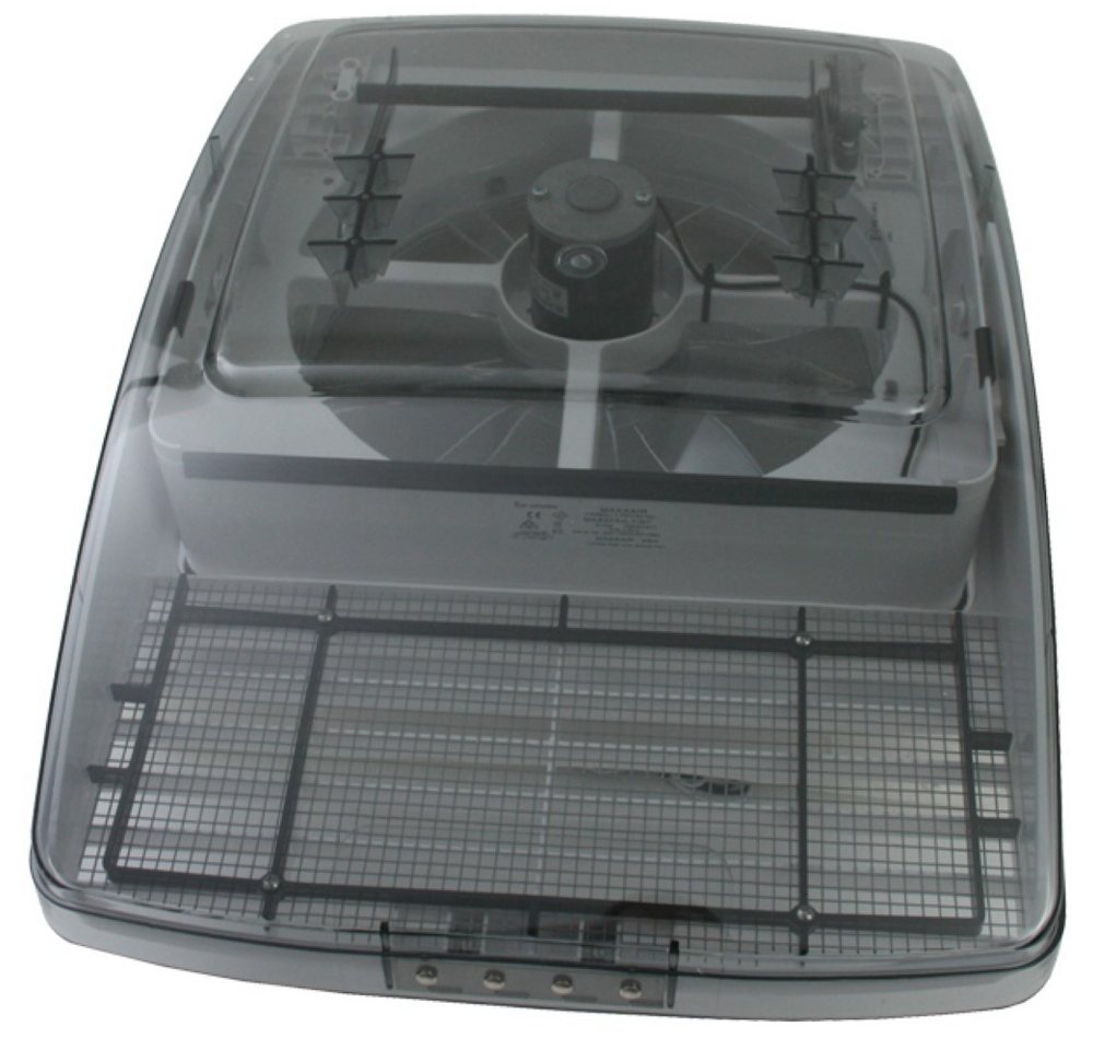 Maxxair Dachfenster MAXXFAN Deluxe getönte Klarglas Dachluke Dachfenster mit Ventilator Bild 2