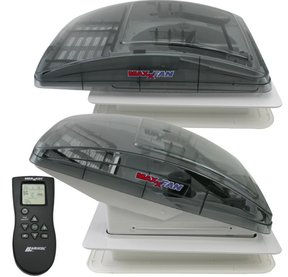 Maxxair Dachfenster MAXXFAN Deluxe getönte Klarglas Dachluke Dachfenster mit Ventilator Bild 5
