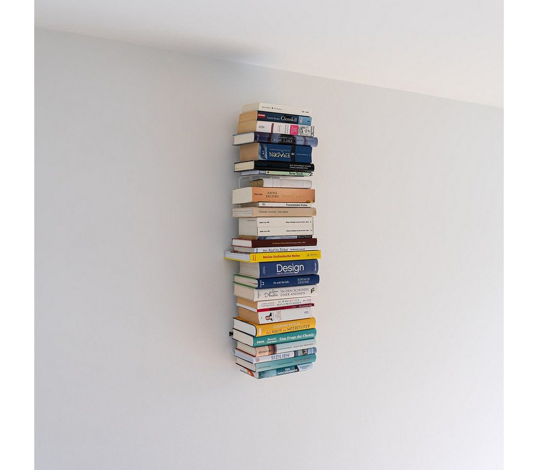 Radius Bücherregal Booksbaum Wandregal freischwebend aus pulverbeschichtetem Stahl Bild 3