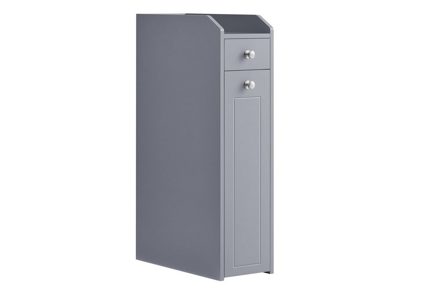 VASAGLE Badkommode Badezimmerschrank Badschrank mit Schubladen, klein, schmal, für Toilettenpapier, stehend, kleiner Schrank