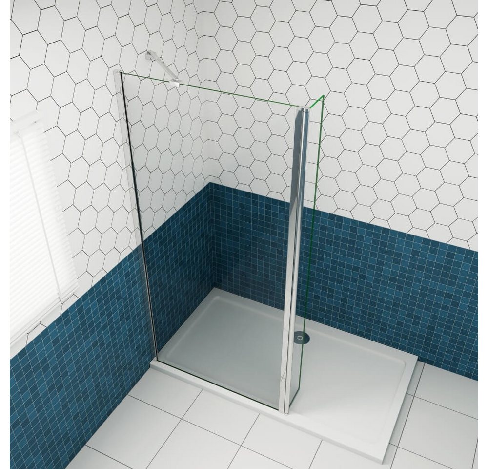 Duschparadies Walk-in-Dusche 200cm 8mm Sicherheitsglas Walk in Dusche Glaswand Duschabtrennung, Einscheibensicherheitsglas, Glas Bild 3