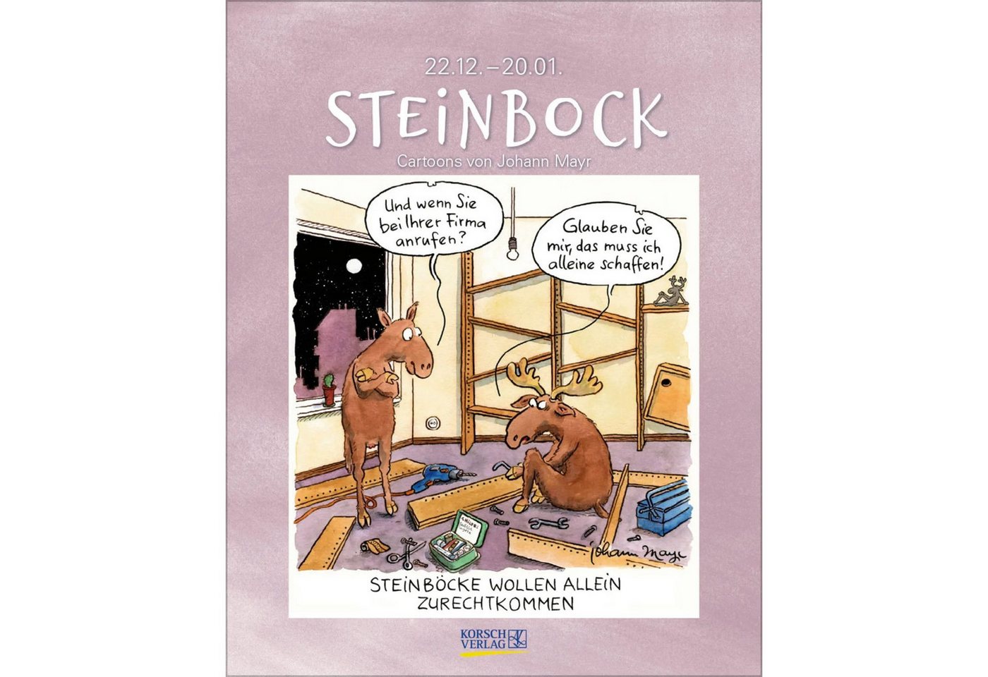 Korsch Verlag Wandkalender Steinbock 2027 Bild 2